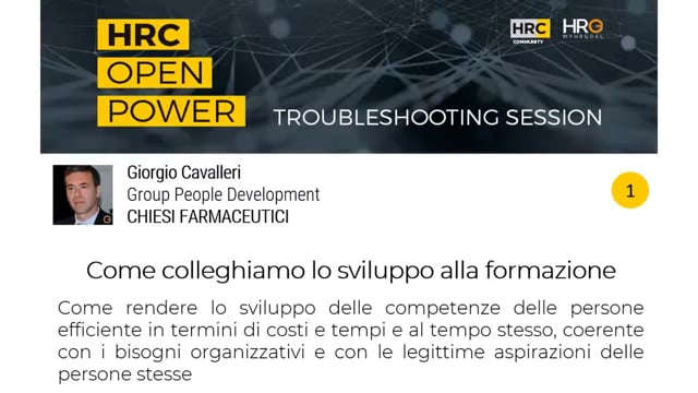 Come colleghiamo lo sviluppo alla formazione CASSA DI RISPAR ...