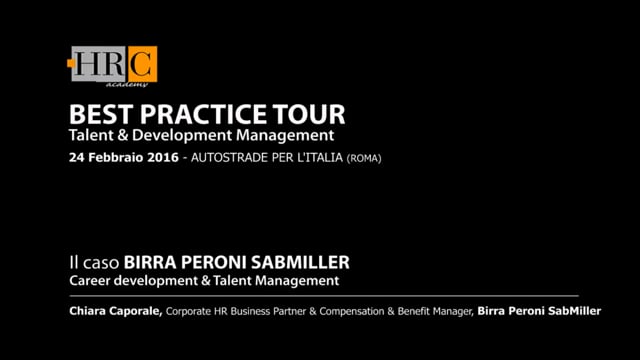 Career development & Talent Management Birra Peroni SabMille ...