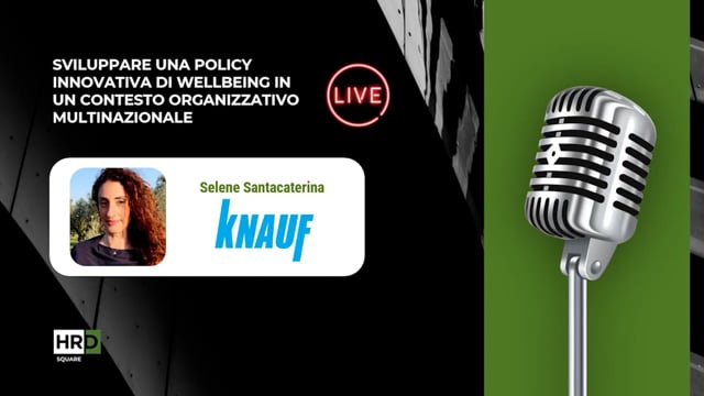 Policy wellbeing in contesto multinazionale KNAUF ITALIA