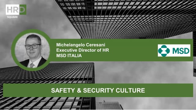 Safety & security culture MSD ITALIA