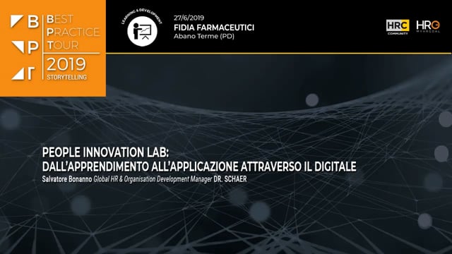 People innovation lab: Dall’apprendimento all'applicazione ...