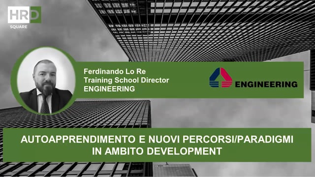Autoapprendimento e nuovi percorsi paradigmi in ambito devel ...