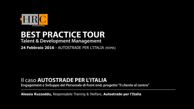 Engagement e Sviluppo del Personale di front end, progetto  ...