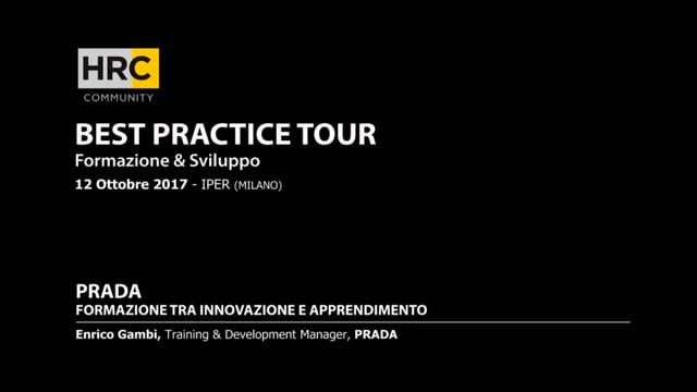 FORMAZIONE TRA INNOVAZIONE E APPRENDIMENTO   PRADA