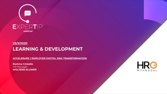 Accelerare l'Employer Digital DNA Transformation WOLTERS KLU ...