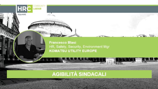 Agibilità sindacali KOMATSU UTILITY EUROPE