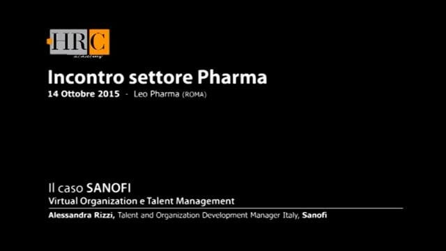Virtual Organization e Talent Management Sanofi