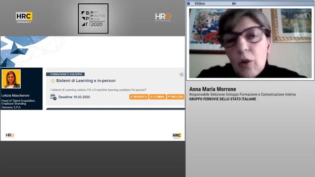 Sistemi di Learning e in-person GRUPPO FERROVIE DELLOS TATO  ...