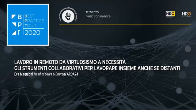 Lavoro in remoto: da virtuosismo a necessità. Gli strumenti ...