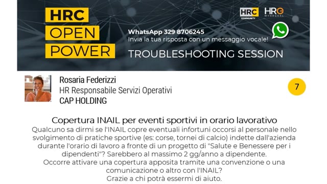Copertura INAIL REALE MUTUA ASSICURAZIONI