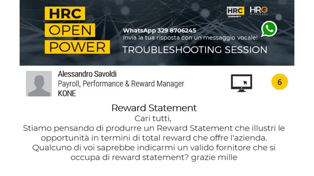 Reward statement SCARL