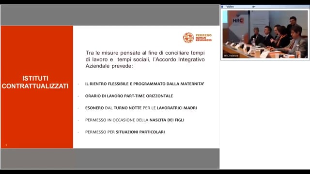 IL WELFARE IN FERRERO 