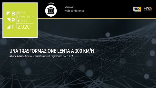 Una trasformazione lenta a 300 KM/h ITALO NTV