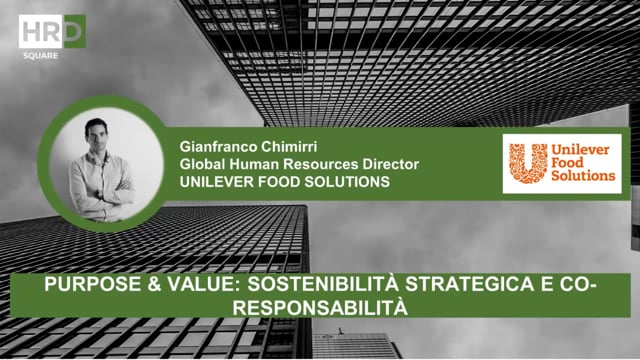 Purpose & Value, sostenibilità strategica e co responsabili ...