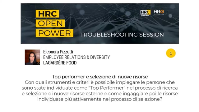 Lorena Lepore risponde su TOP PERFORMER E SELEZIONE DI NUOVE ...