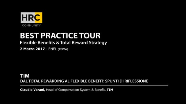 DAL TOTAL REWARDING AL FLEXIBLE BENEFIT: SPUNTI DI RIFLESSIO ...