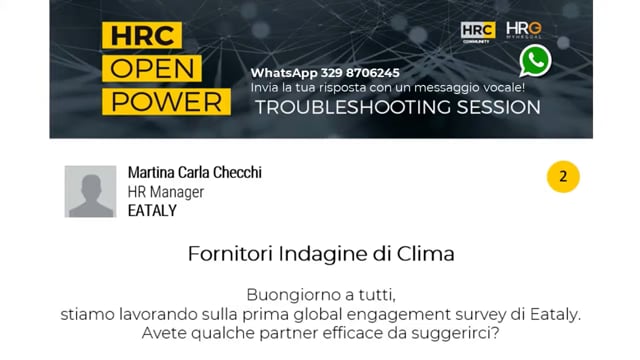 Fornitori indagine di clima LUNDBECK ITALIA