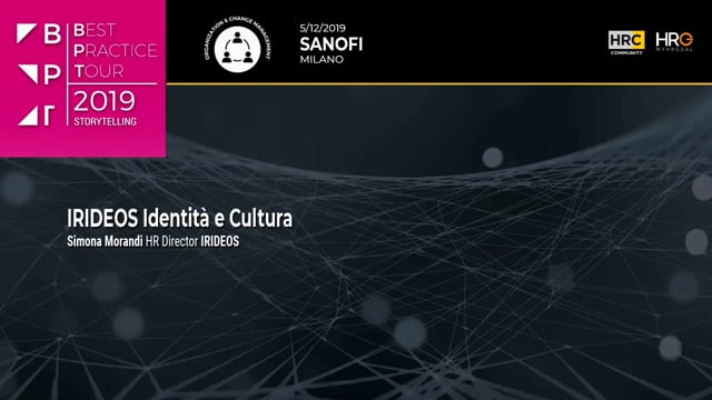 IRIDEOS Identità e Cultura Simona Morandi