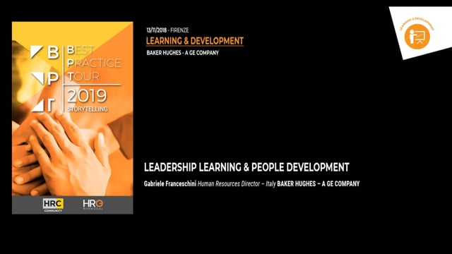 LEADERSHIP LEARNING & PEOPLE DEVELOPMENT BAKER HUGHES