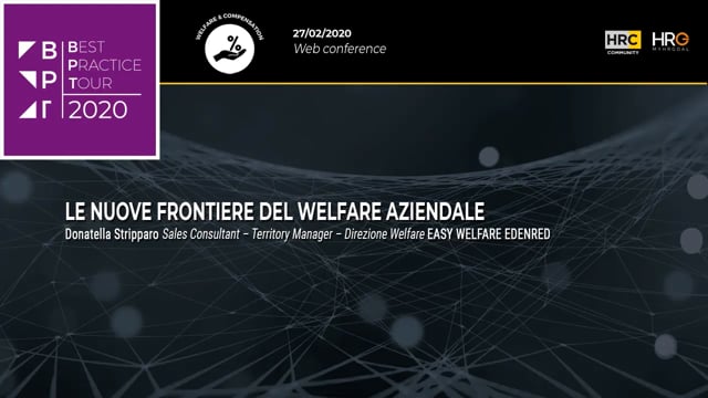 Le nuove frontiere del welfare aziendale EASY WELFARE ENDERE ...