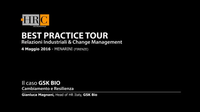 Cambiamento e Resilienza GSK Bio