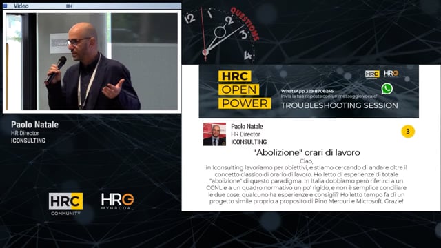 Paolo Natale domanda ABOLIZIONE ORARIO DI LAVORO