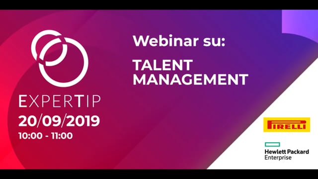 ExperTip Webinar Talent Management Donatella De Vita PIRELLI