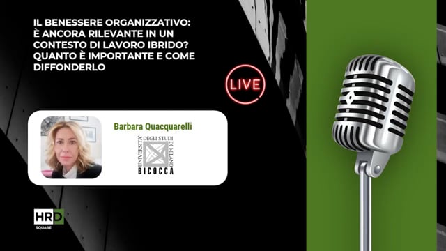 Il benessere organizzativo in un contesto di lavoro ibrido B ...
