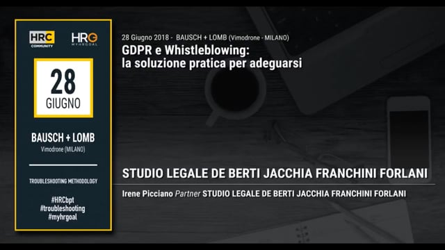 CASE HISTORY: STUDIO LEGALE DE BERTI JACCHIA FRANCHINI FORLA ...