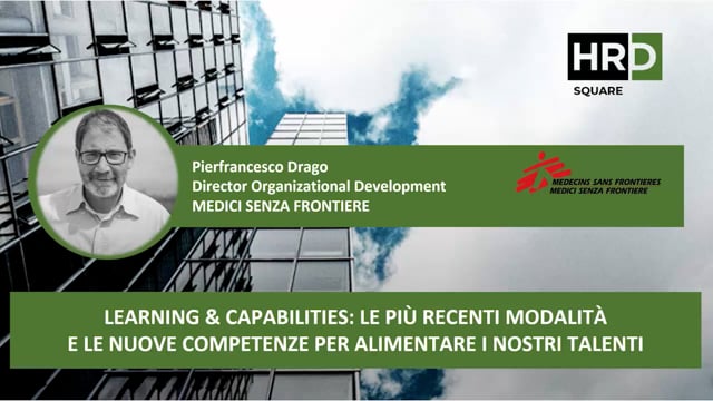 Learning & capabilities MEDICI SENZA FRONTIERE