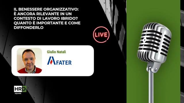 Il benessere organizzativo in un contesto di lavoro ibrido F ...