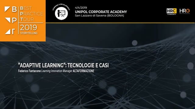“Adaptive learning”: tecnologie e casi ALTAFORMAZIONE