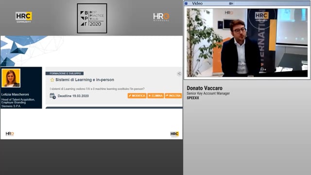 Sistemi di Learning e in-person SPEEXX