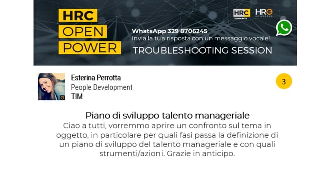 Stefano Zanetto risponde su Piano Sviluppo talento manageria ...