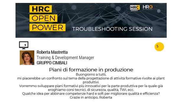 Maurizio Bodano risponde su PIANI DI FORMAZIONE IN PRODUZION ...
