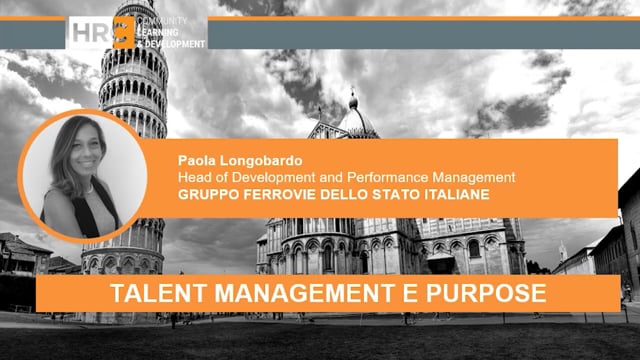 Talent Management e purpose GRUPPO FERROVIE DELLO STATO ITAL ...