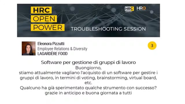 Monica Favoino risponde su SOFTWARE GESTIONE GRUPPI DI LAVOR ...