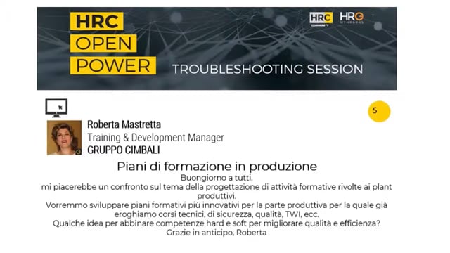 Monica Favoino risponde su PIANI DI FORMAZIONE IN PRODUZIONE