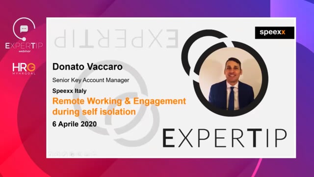 ENGAGEMENT E REMOTE WORKING, L'UTENTE AL CENTRO SPEEXX ITALY