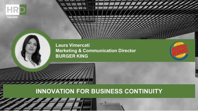 Innovation for Business Continuity BURGER KING