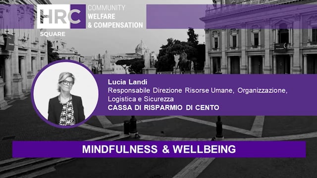 Mindfulness & Wellbeing CASSA DI RISPARMIO DI CENTO