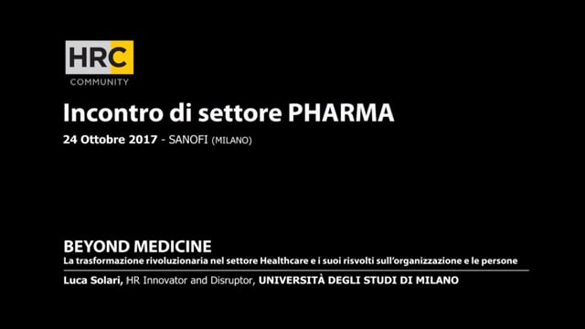 Beyond medicine UNIVERSITA' DEGLI STUDI DI MILANO