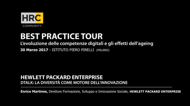 DTALK: LA DIVERSITÀ COME MOTORE DELL’INNOVAZIONE HPE