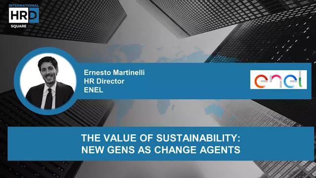 The value of sustainability, new gens as change agents ENEL