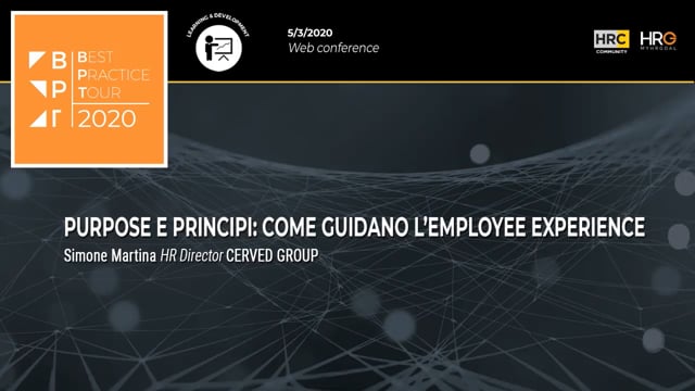 Purpose e principi: come guidano l'Employer Experience CERVE ...