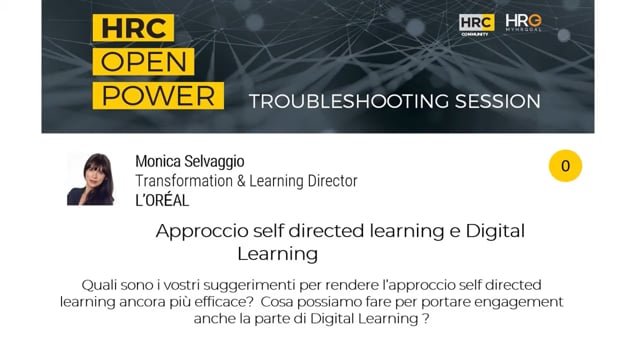 Italo Piroddi risponde su APPROCCIO SELF DIRECTED LEARNING E ...