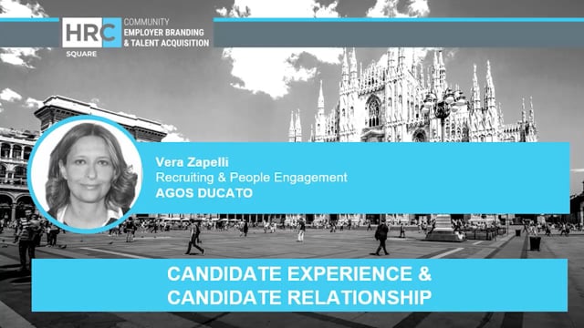 Candidate experience & candidate relationship AGOS DUCATO