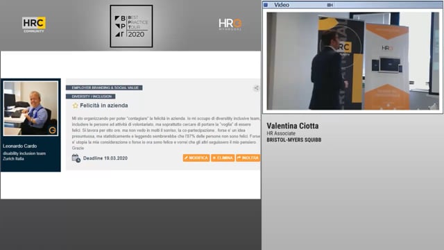 Felicità in azienda BRISTOL-MYERS SQUIBB
