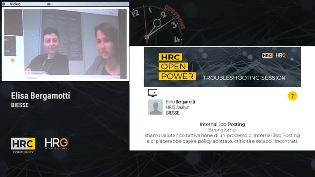 Elisa Bergamotti domanda INTERNAL JOB POSTING