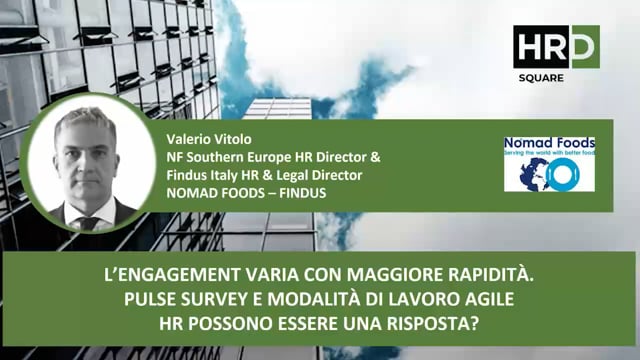 L’engagement - pulse survey e modalità di lavoro agile HR ...